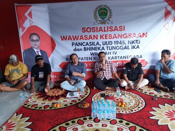 Kegiatan sosialisasi wawasan kebangsaan di Wilayah IV Kabupaten Kutai Kartanegara.